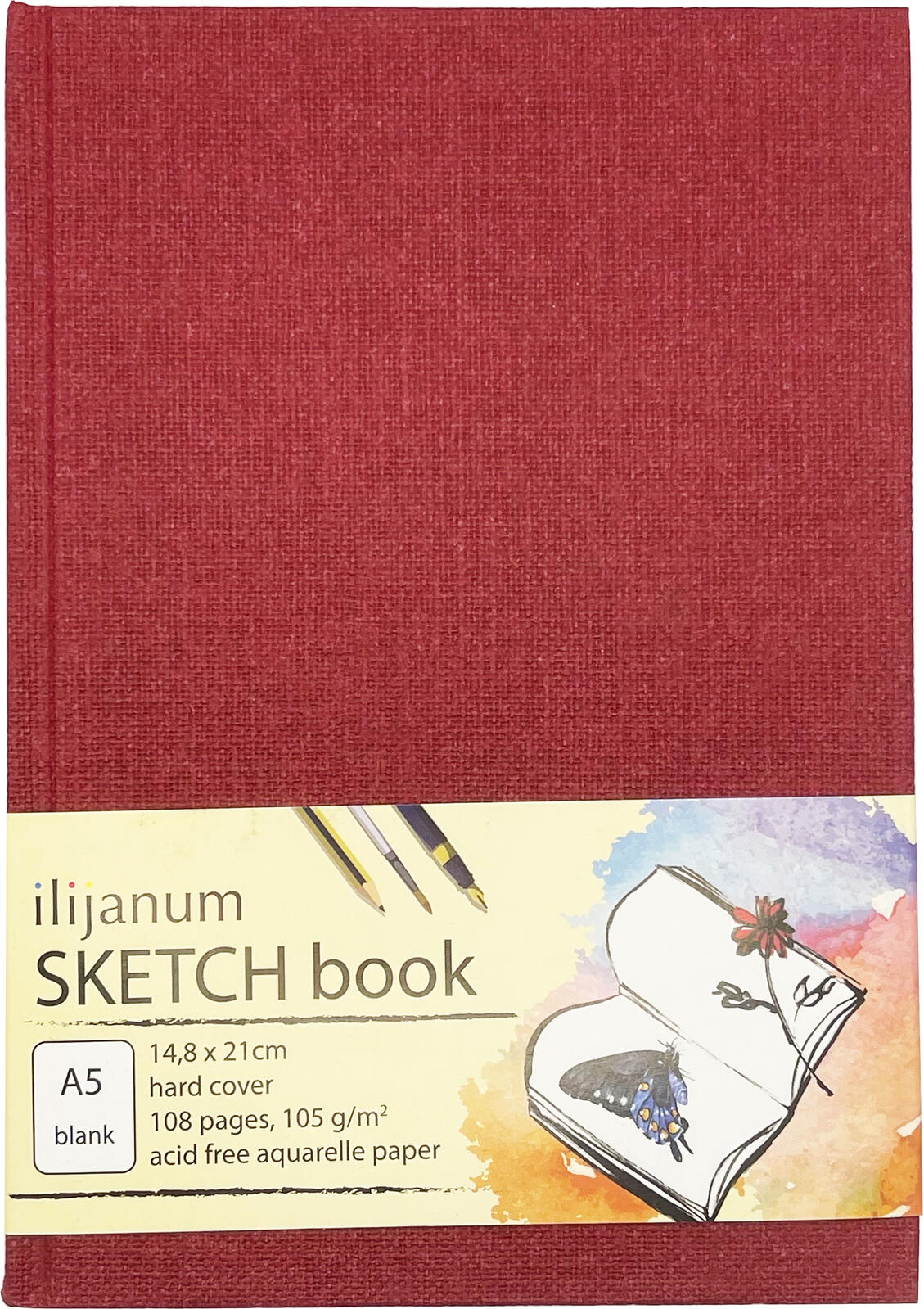 Ilijanum Skizzenbuch DIN A5 blanko, Anzahl der Seiten: 54 NP08.0