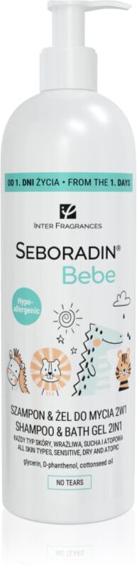 Seboradin Bebe gel de douche et shampoing 2 en 1 pour bébé 500 ml