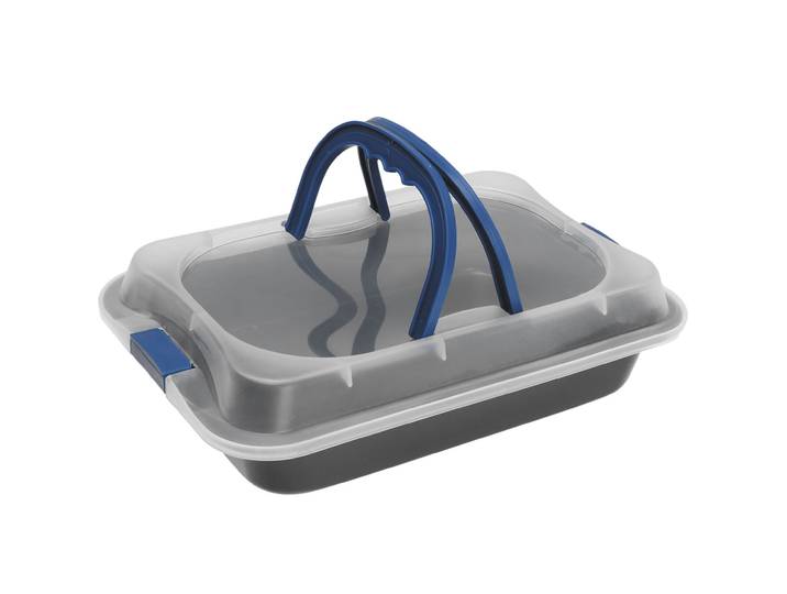 Backform mit Transportdeckel, Backblech