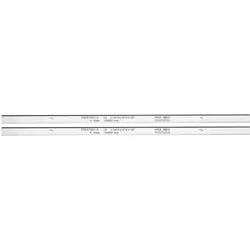 Metabo HSS Wende-Hobelmesser 332x12x1,5 mm / 2-Langlöcher, DH 330 / 316 - 2 Stück - 0911063549