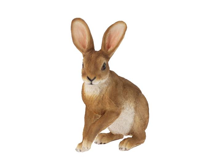 Osterdeko Osterhase 28 cm braun/weiss