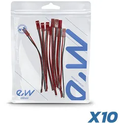JST Stecker mit Kabel - 10 WEIBLICH