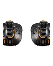 ThrustMaster T.16000M FCS Space Sim Duo Joystick 16 Tasten kabelgebunden Packung mit 2 2 x joystick PC Action-Buttons Schwarz/Orange (2960815)
