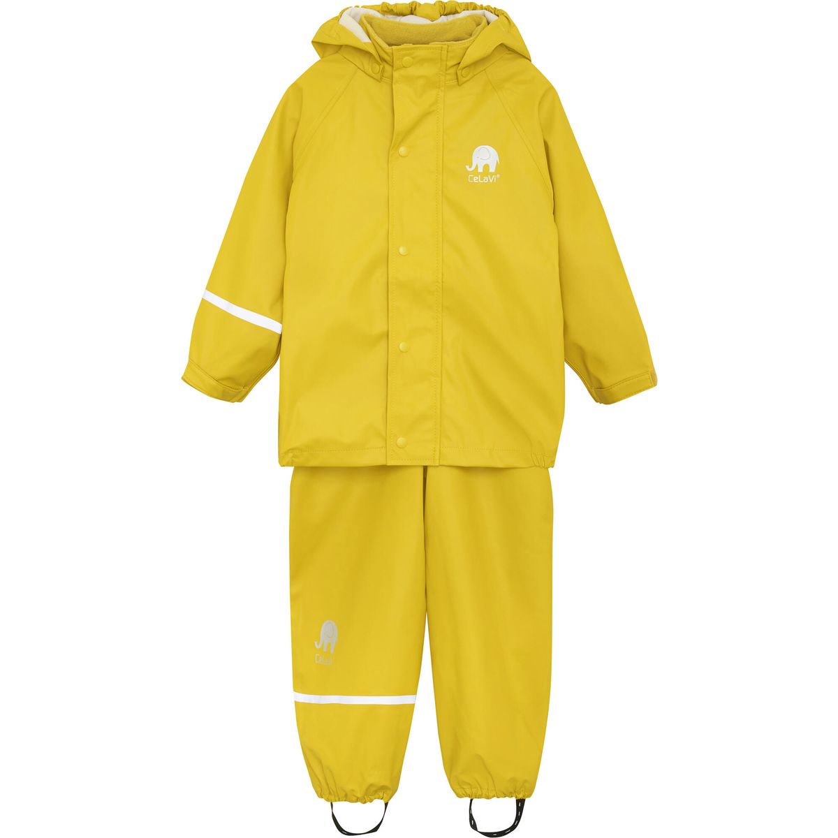 Celavi Basic Rainwear set -solid PU gelb (324) 70 1145-324-70