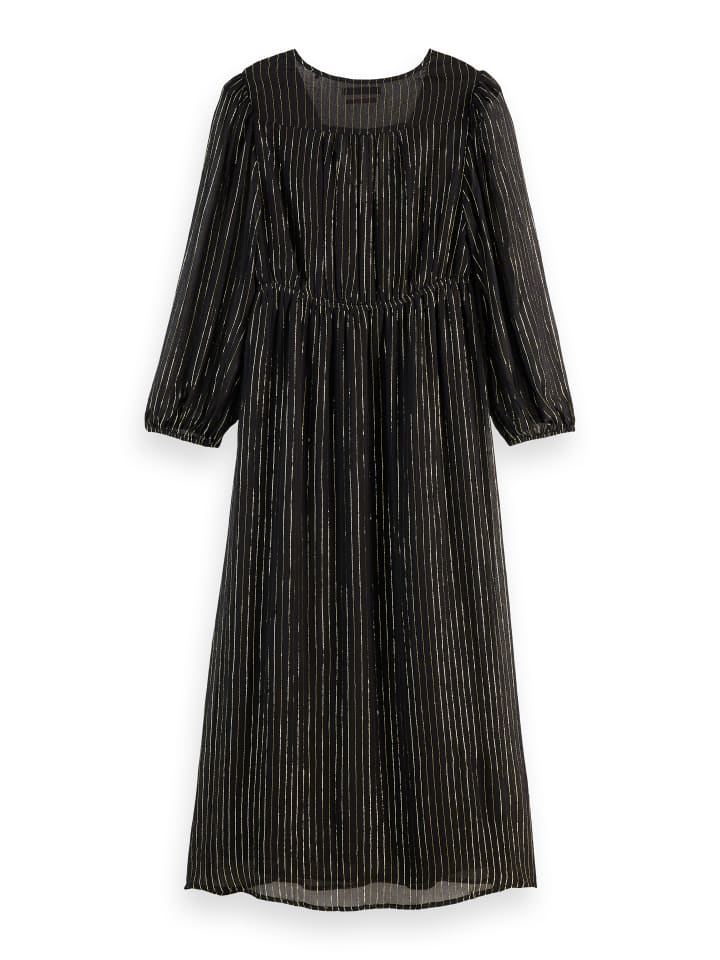Scotch & Soda Kleid in Schwarz/ Gold - 38