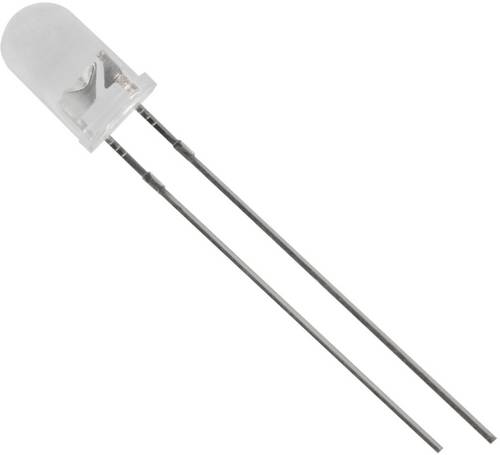 HuiYuan 5034W2C-DSA-A LED bedrahtet Weiß Rund 5mm 2000 mcd 40° 20mA 3.2V
