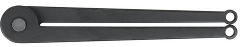 KS Tools 150.3207 Zweilochmutterndreher, verstellbar, 215mm