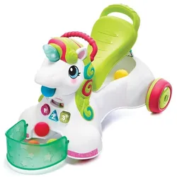 Tega Baby 3-in-1 Lauflernwagen und Rutschauto - Einhorn
