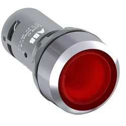 ABB CP1-31R-01 Drucktaster flach, tastend, rot, beleuchtet, 1 Öffner 1SFA619100R3141