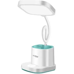 Max Excell, Tischlampe, LED Schreibtischlampe mit Stiftehalter Powerbank