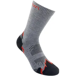 La Sportiva, Unisex, Sportsocken, Hiking Socks (M), Schwarz, Rot