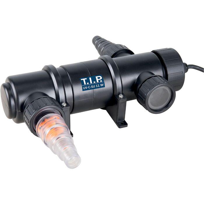 T.I.P. UV-C Strahler - Für Teiche bis 10.000 l, UV-C 11 W reduziert Bakterien und Algen, Kontrollleuchte, UV-C-SU 11 W 30432