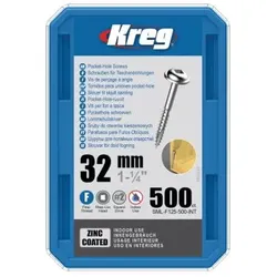 Kreg Maxi Loc Taschenlochschrauben | SML-F125-500-INT