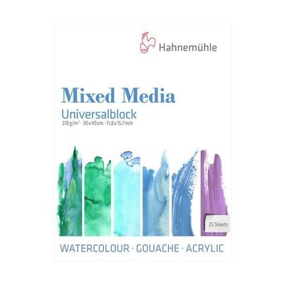 Hahnemühle Papier Mixed Media Universalblock, 30 x 40 cm, 310 g/m²