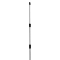 Alu Teleskopstiel 182 cm - 450 cm - Teleskopstange - mit verstellbaren Schwenkkopf und Hülsenaufsatz