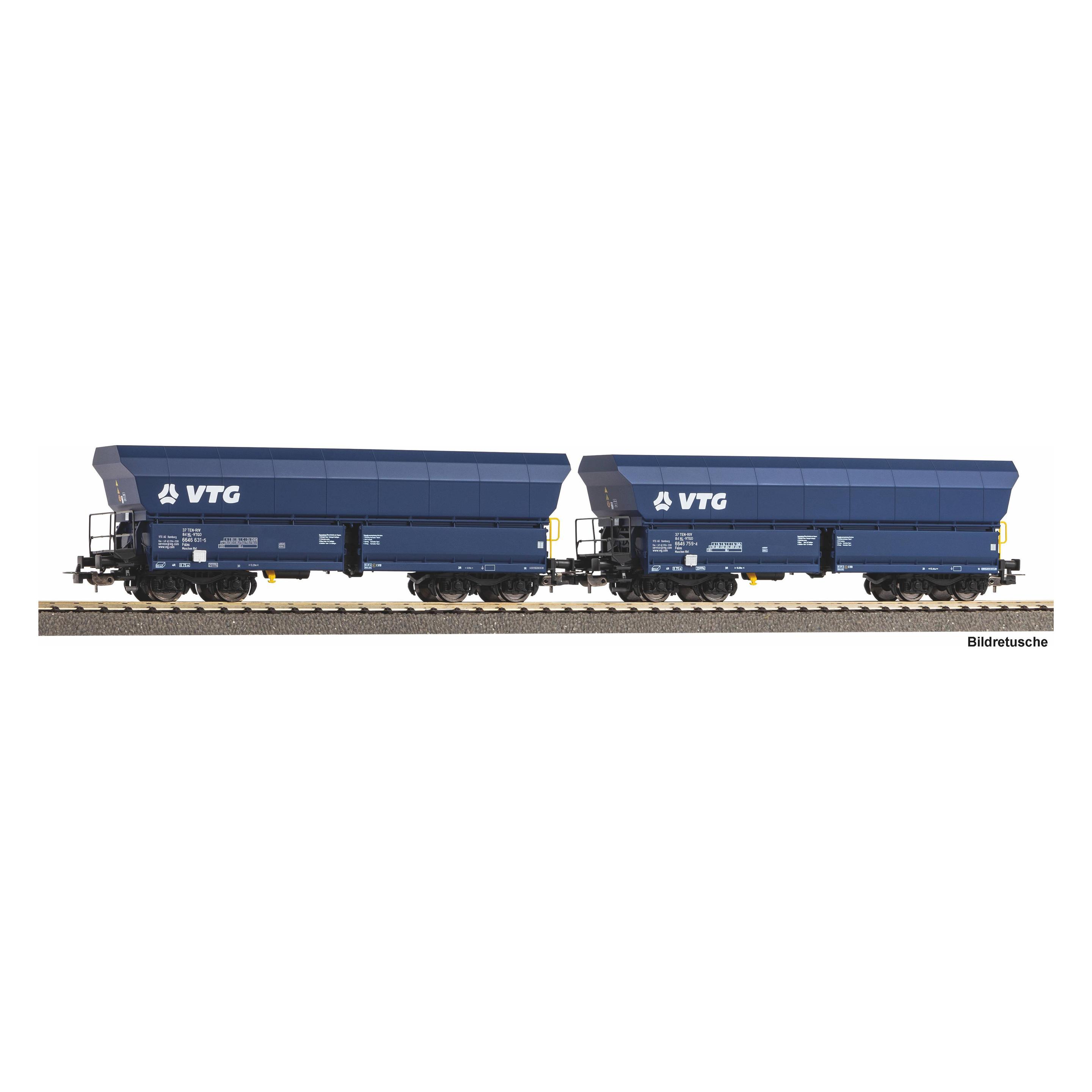 Piko 2er Set Schüttgutwagen Falns 176 VTG NL Ep VI (Spur H0) (28342)