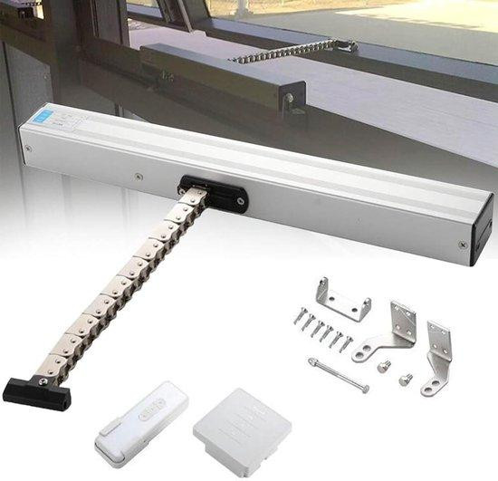 Elektrische Raamopener WAN - Automatische Dubbele Raambediening voor Ventilatie - Zilver - Tot 800 mm