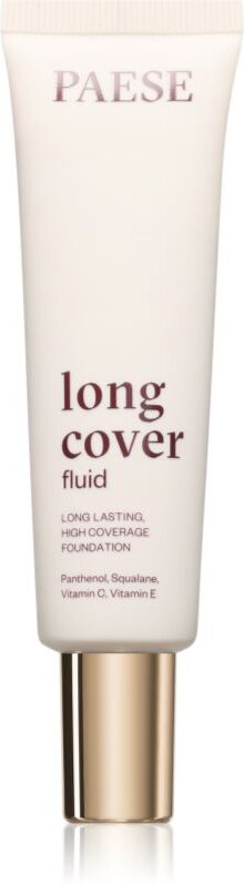 Paese Long Cover Fluid Tube Foundation full coverage foundation shade 0,5 ivory 30 ml
