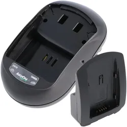 AccuCell Ladegerät Hitachi DZ-BP07S, -BP7S, -BP7SJ (Kamera Akku Ladegerät), Kamera Stromversorgung, Schwarz