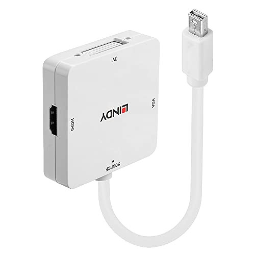 LINDY Mini-DisplayPort 1.2 naar HDMI 4K/DVI/VGA adapter