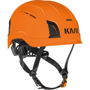 KASK Schutzhelm Zenith-X Air, EN 397, EN 12492, EN 50365, mit 4-Punkt-System & Kinnriemen, Größe 52-63, orange