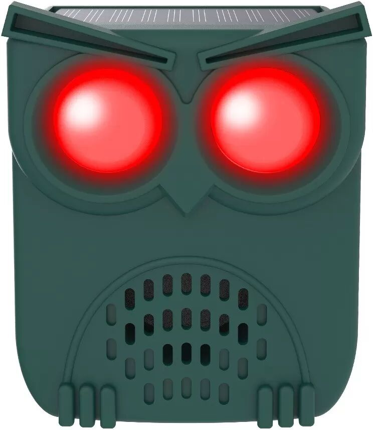 INF Solar Ultraschall Alarm: 24H Sensor mit Ton- und Lichtalarmen