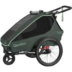 Qeridoo Fahrradanhänger Kidgoo 2, gruen
