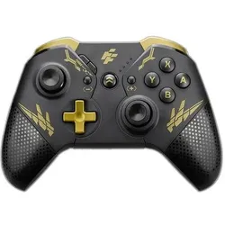 Flashfire Gamepad Swing Pad BTG Black with Gold (PC, Switch), Gaming Controller, Schwarz, Gold