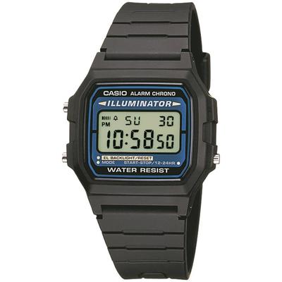 Chronograph, schwarz, CASIO TIMELESS COLLECTION, Armbanduhren, Damen, Chronograph, Quarzuhr, Armbanduhr,Herren,Damen,Jugendliche,Digitaluhr, Resinarmband