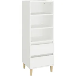 vidaXL Highboard Weiß 40x36x110 cm Holzwerkstoff
