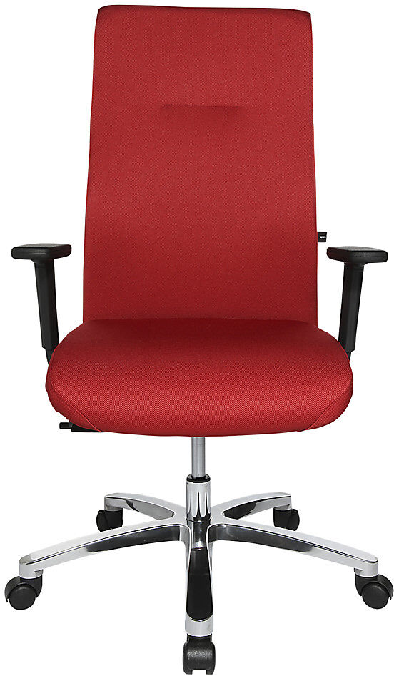 Bürostuhl BIGSTAR20, Punktsynchron-Mechanik, Tragfähigkeit 150 kg, rot Topstar