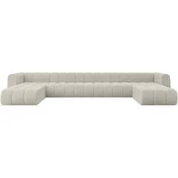 WOHNLANDSCHAFT modulares Sofa Joren-U3 - 501x177x70 cm Creme