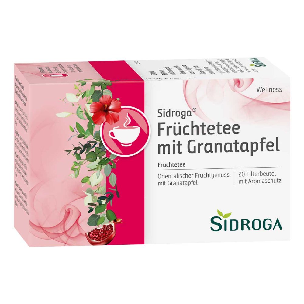 Uriach Germany GmbH Sidroga Wellness Früchtetee mit Granatapfel Filterb. 10354785