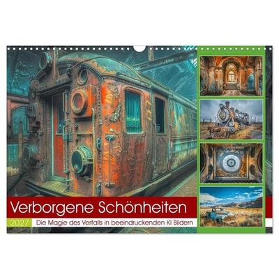 Verborgene Schönheiten (Wandkalender 2027 DIN A3 quer), CALVENDO Monatskalender