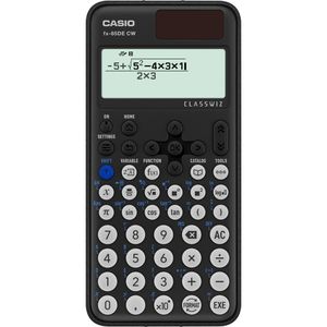 Casio Schulrechner FX-85 DE CW, ClassWiz, nicht programmierbar, Solar- und Batteriebetrieb