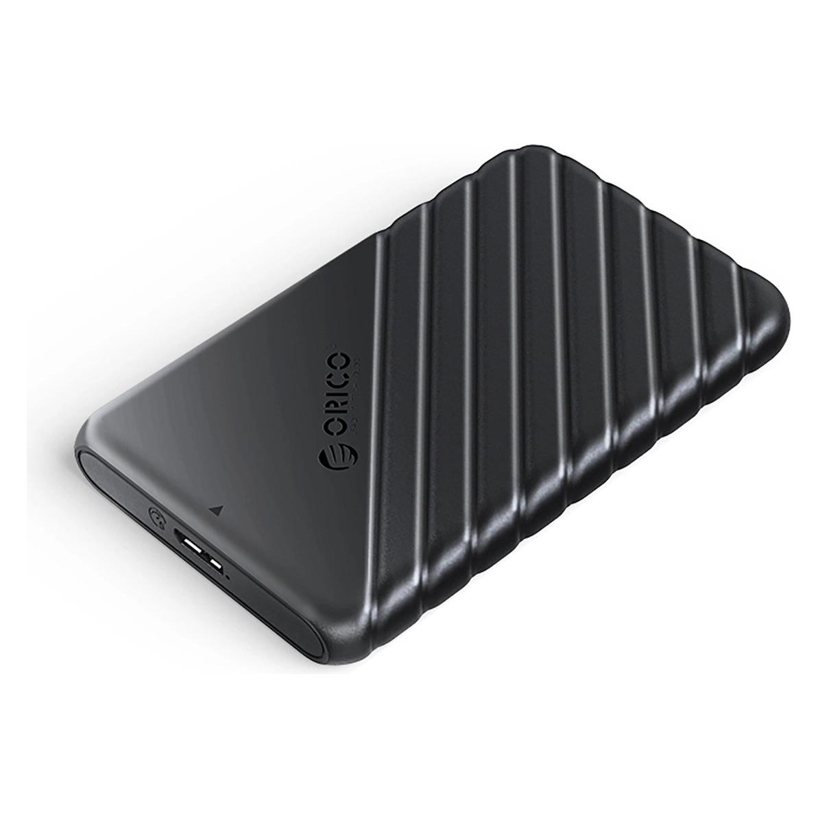 Orico HDD / SSD Enclosure 25PW1-U3 for SATA 2.5inch, microUSB 3.0, Black (2.5") (ORICO-25PW1-U3-BK-EP-HU)