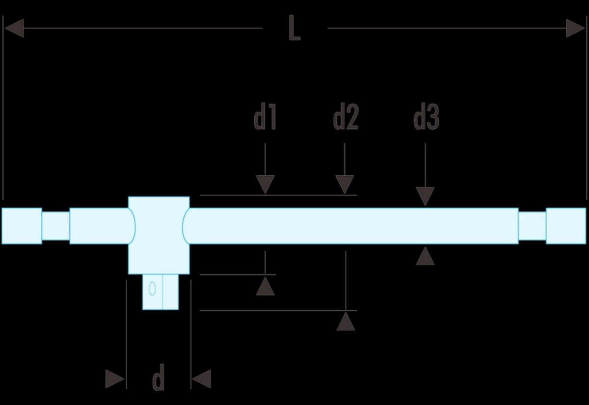 Facom Gleitgriff 1/4 (R.120A)
