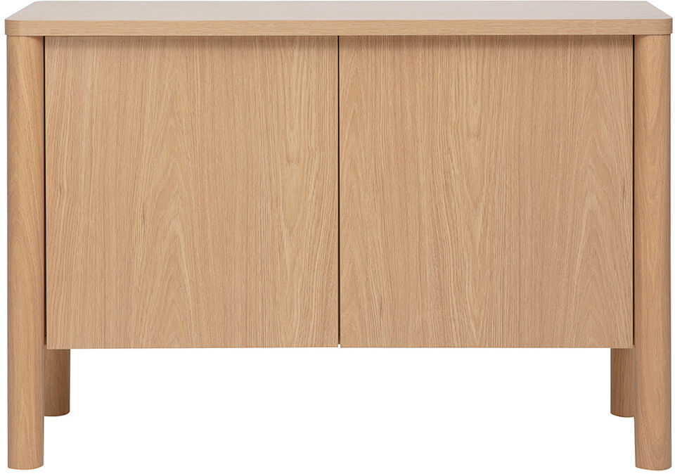 Miliboo Buffet finition bois clair chêne 2 portes L110 cm IZZIE