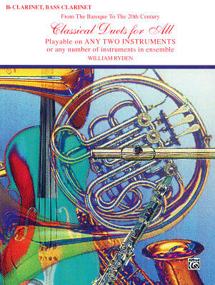 Alfred Music Publishing Classical Duets for All Clarin