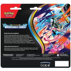 Pokémon Pokemon TCG Drei-Boosterpack-Blister Mega-Entwicklung - Wachsendes Chaos *Deutsche Version* (Deutsch, Booster Pack)