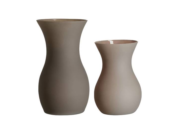 Dekovase RITZENHOFF & BREKER Vasen-Set Annalena 2er Set , braun, B:2cm H:2cm T:2cm, Vasen, Dekovase, Handwäsche wird empfohlen