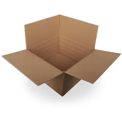 KK Verpackungen 10 x Faltkartons 450x450x240mm Versandkartons zweiwellig mit variabler Höhe