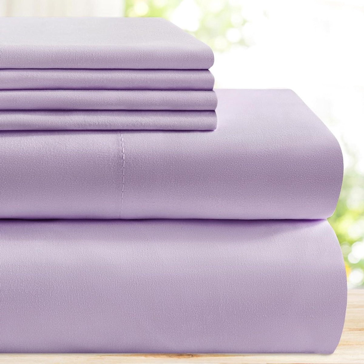 Luxe microvezel beddengoed set met 1800 draadtelling in lavendel
