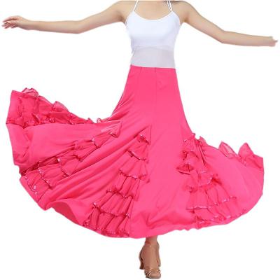 LightInthebox Elegant Mulberry Silk Dance Hall Waltz Long Skirt Unisize