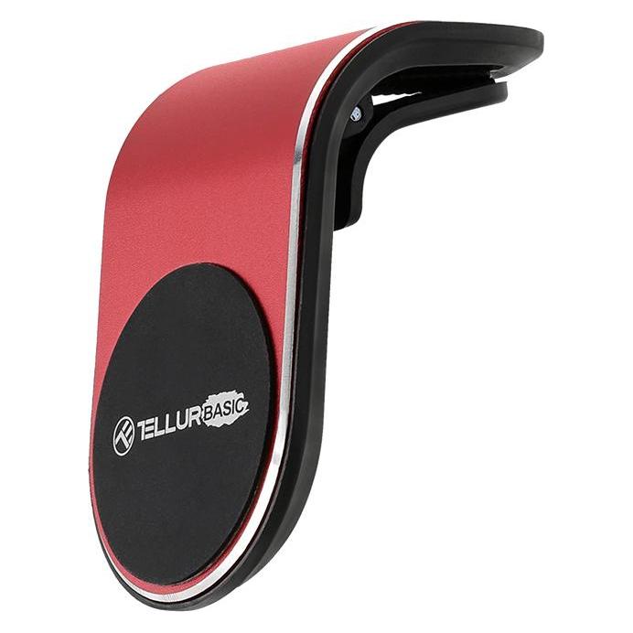 Tellur Basic Car Phone Holder Magnetic MCM7, Air Vent Mount Red (TLL171121)
