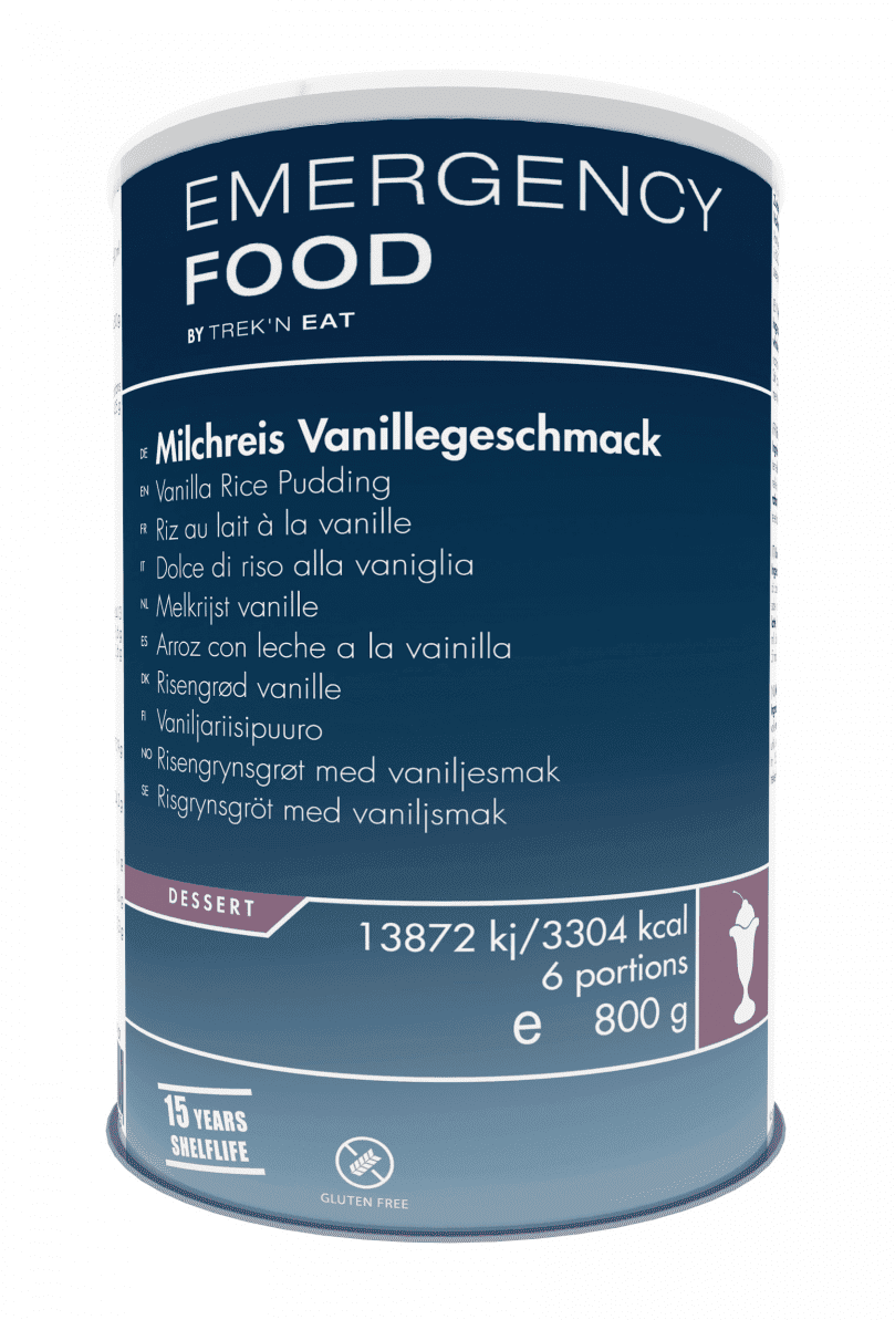 Katadyn Trek 'n Eat Vanilla Rice Pudding - Emergency Line 800g
