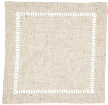 Saro Lifestyle Hemstitched Coaster Napkin (Set of 12)