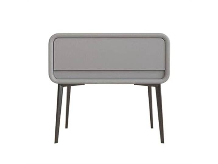 Vielseitig Nachttisch aus Holz, minimalistisch, modern, mit hohen Beinen Kleiner Möbelschrank mit einer Schublade(Light Gray,Mittel)