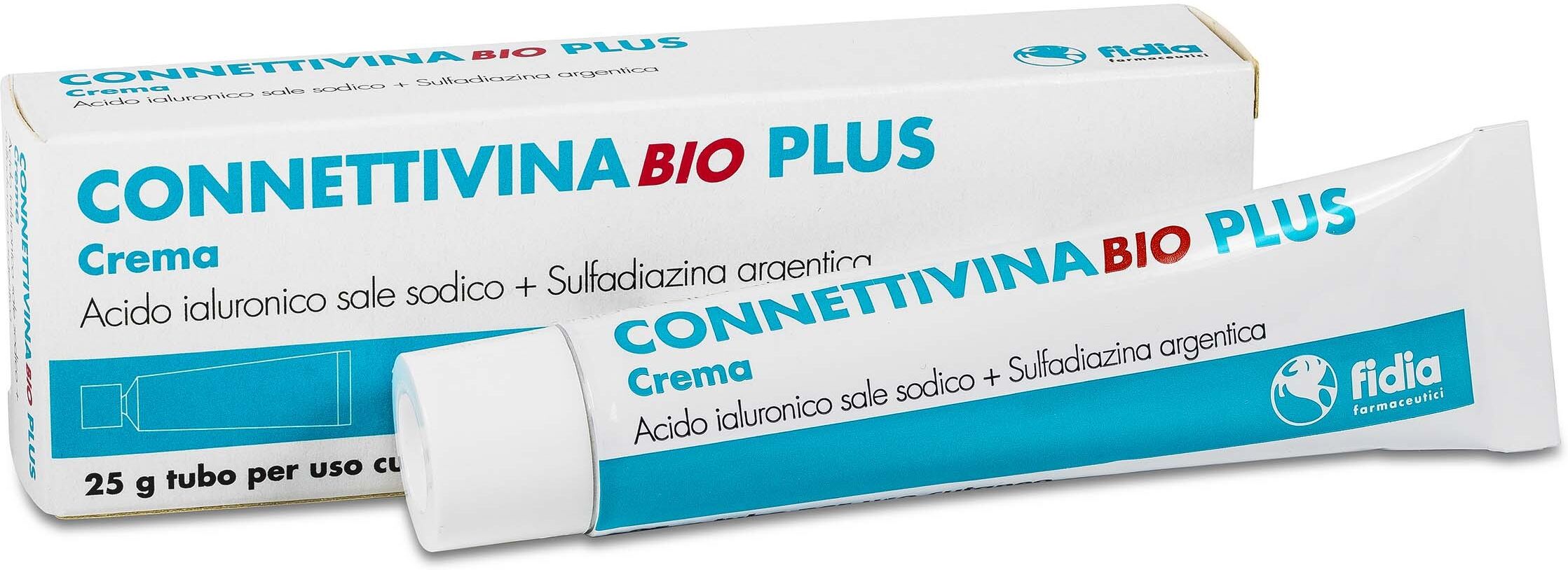 Fidia Connettivina Bio Plus Crema 25g Trattamento Avanzato per Irritazioni Cutanee e Lesioni