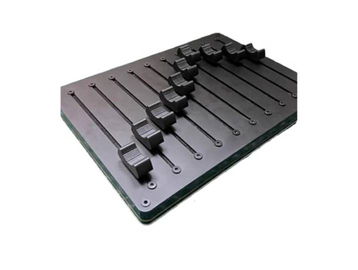 MIDI-Controller-Fader, USB/Typ-C-Schnittstelle, DAW-Software, 10 Kanäle, anpassbare CC-Nachrichten,Präzision